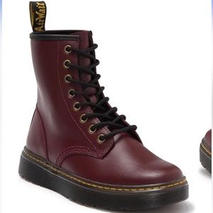 DR. MARTENS Zavala Leather Combat Boot Women brand new in box, size 7